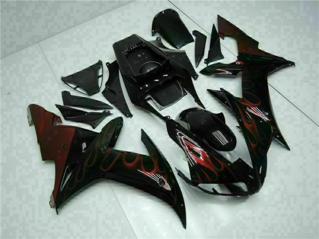 Cheap 2002-2003 Black Yamaha YZF R1 Motorcyle Fairings Cheap 2002-2003 Black Yamaha YZF R1 Motorcyle Fairings