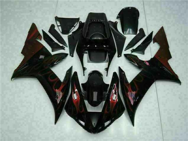 Cheap 2002-2003 Black Yamaha YZF R1 Motorcyle Fairings Cheap 2002-2003 Black Yamaha YZF R1 Motorcyle Fairings
