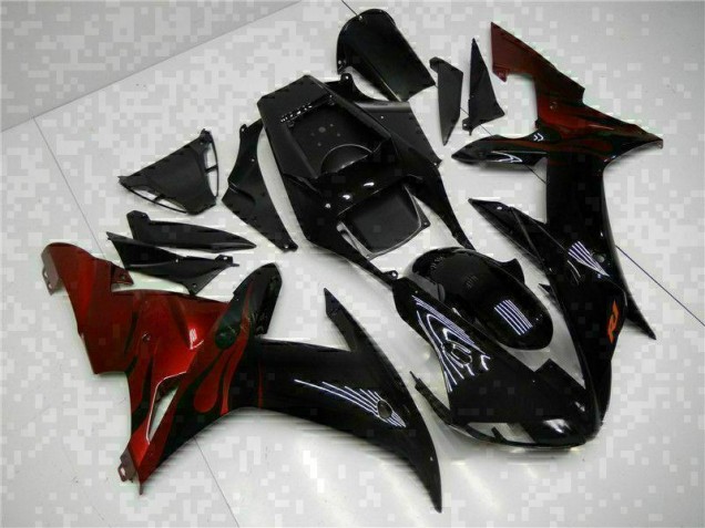 Cheap 2002-2003 Black Yamaha YZF R1 Motorcycle Fairings Cheap 2002-2003 Black Yamaha YZF R1 Motorcycle Fairings