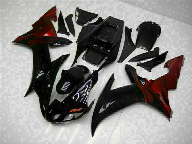 Cheap 2002-2003 Black Yamaha YZF R1 Motorcycle Fairings Cheap 2002-2003 Black Yamaha YZF R1 Motorcycle Fairings
