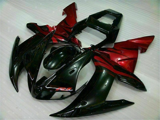 Cheap 2002-2003 Black Red Yamaha YZF R1 Bike Fairing Cheap 2002-2003 Black Red Yamaha YZF R1 Bike Fairing