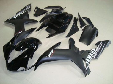 Cheap 2002-2003 Matte Black White Yamaha YZF R1 Motorcycle Fairings