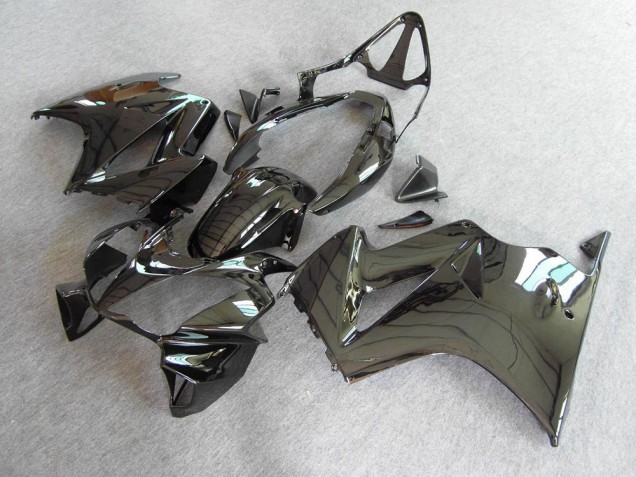 Cheap 2002-2013 Black Honda VFR800 Motorbike Fairings