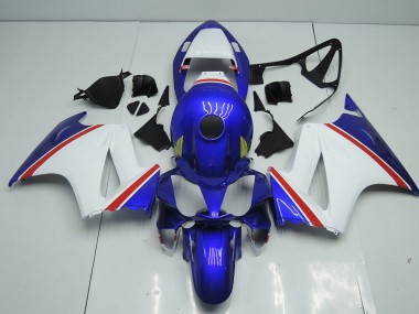 Cheap 2002-2013 Blue and White Honda VFR800 Motor Bike Fairings