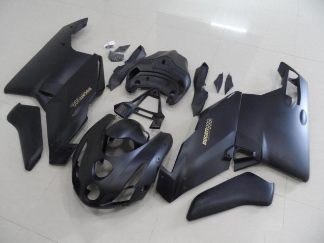 Cheap 2003-2004 Matte Black Gold Decals Ducati 749 999 Motorbike Fairing