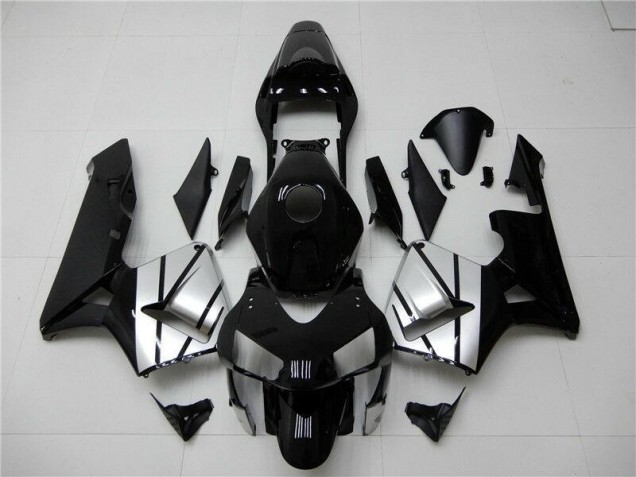 Cheap 2003-2004 Black Silver Honda CBR600RR Bike Fairing Cheap 2003-2004 Black Silver Honda CBR600RR Bike Fairing