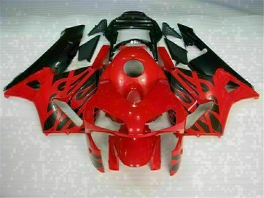 Cheap 2003-2004 Red Black Honda CBR600RR Motorbike Fairing Kits & Bodywork