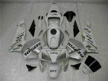 Cheap 2003-2004 White Repsol CBR600RR Bike Fairing Kit