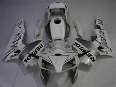 Cheap 2003-2004 White Repsol Honda CBR600RR Motorcycle Replacement Fairings