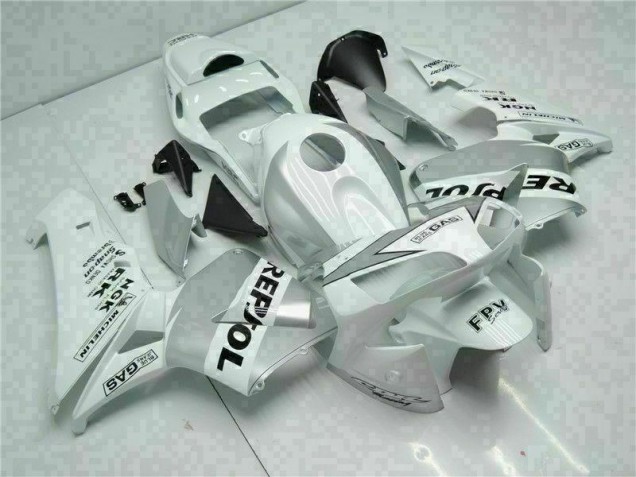 Cheap 2003-2004 White Silver Repsol Honda CBR600RR Replacement Fairings Cheap 2003-2004 White Silver Repsol Honda CBR600RR Replacement Fairings