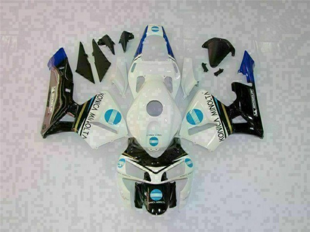 Cheap 2003-2004 White Black Honda CBR600RR Motor Fairings Cheap 2003-2004 White Black Honda CBR600RR Motor Fairings
