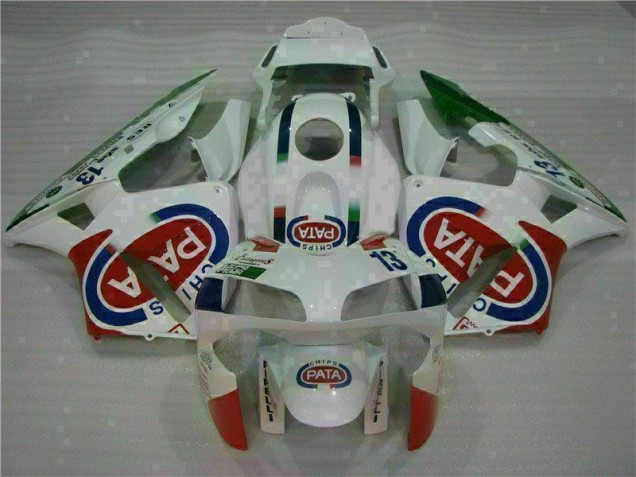 Cheap 2003-2004 White Honda CBR600RR Motor Bike Fairings & Bodywork Cheap 2003-2004 White Honda CBR600RR Motor Bike Fairings & Bodywork