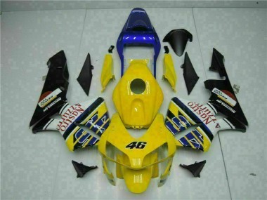 Cheap 2003-2004 Yellow Honda CBR600RR Motorcyle Fairings