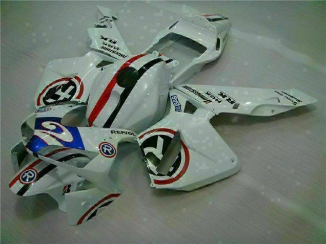 Cheap 2003-2004 White Blue R 2 Honda CBR600RR Motorcycle Fairings Cheap 2003-2004 White Blue R 2 Honda CBR600RR Motorcycle Fairings