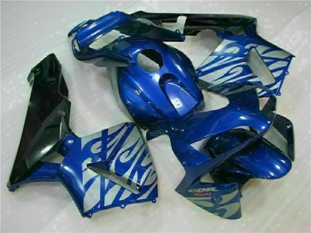 Cheap 2003-2004 Blue with Silver Flame Honda CBR600RR Motorbike Fairing Cheap 2003-2004 Blue with Silver Flame Honda CBR600RR Motorbike Fairing