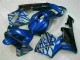 Cheap 2003-2004 Blue with Silver Flame Honda CBR600RR Motorbike Fairing Cheap 2003-2004 Blue with Silver Flame Honda CBR600RR Motorbike Fairing