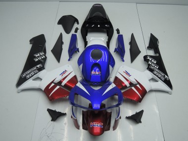 Cheap 2003-2004 Dark Red Blue Honda CBR600RR Motorcycle Bodywork