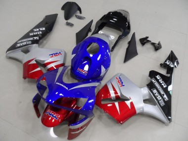 Cheap 2003-2004 Red Silver Blue Honda CBR600RR Motorcylce Fairings