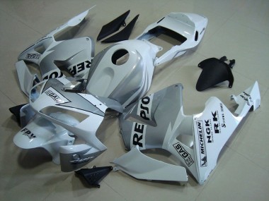 Cheap 2003-2004 Repsol White Silver Honda CBR600RR Motorcycle Fairings Kits