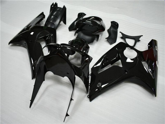 Cheap 2003-2004 Glossy Black Kawasaki ZX6R Moto Fairings Cheap 2003-2004 Glossy Black Kawasaki ZX6R Moto Fairings