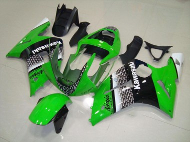 Cheap 2003-2004 Green Nakano Kawasaki ZX6R Replacement Motorcycle Fairings
