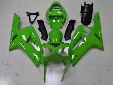 Cheap 2003-2004 Green Kawasaki ZX6R Replacement Fairings