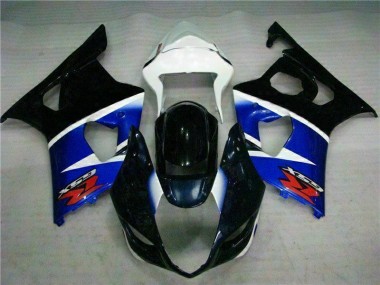 Cheap 2003-2004 Black Blue Suzuki GSXR 1000 Motorcycle Fairing