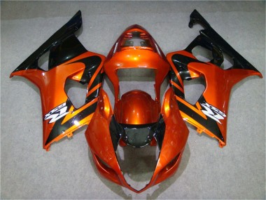 Cheap 2003-2004 Suzuki GSXR 1000 Motorcycle Fairings MF1748 - Orange Black