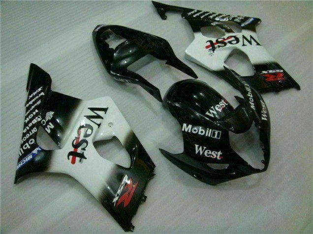 Cheap 2003-2004 White Black Suzuki GSXR 1000 Motorbike Fairing Cheap 2003-2004 White Black Suzuki GSXR 1000 Motorbike Fairing