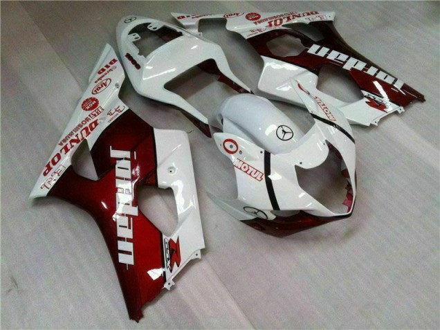 Cheap 2003-2004 Red White Suzuki GSXR 1000 Motorcycle Bodywork Cheap 2003-2004 Red White Suzuki GSXR 1000 Motorcycle Bodywork