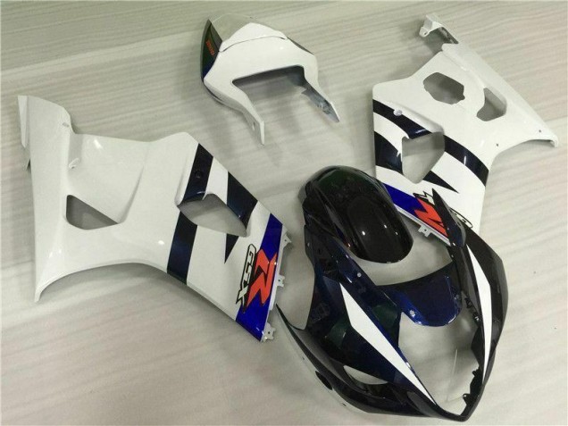 Cheap 2003-2004 White Black Suzuki GSXR 1000 Motorcylce Fairings Cheap 2003-2004 White Black Suzuki GSXR 1000 Motorcylce Fairings