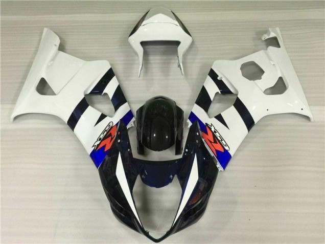 Cheap 2003-2004 White Black Suzuki GSXR 1000 Motorcylce Fairings Cheap 2003-2004 White Black Suzuki GSXR 1000 Motorcylce Fairings