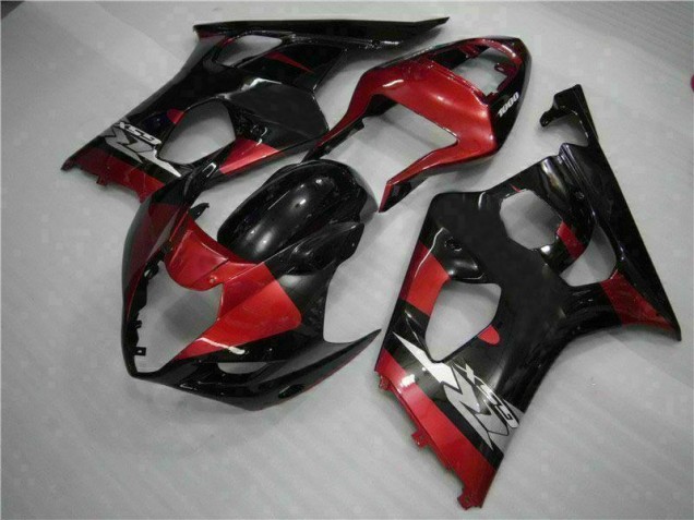 Cheap 2003-2004 Red Black Suzuki GSXR 1000 Motorcycle Fairing Kits Cheap 2003-2004 Red Black Suzuki GSXR 1000 Motorcycle Fairing Kits