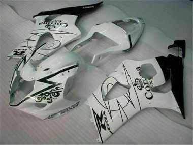 Cheap 2003-2004 White Suzuki GSXR 1000 Motorcycle Bodywork