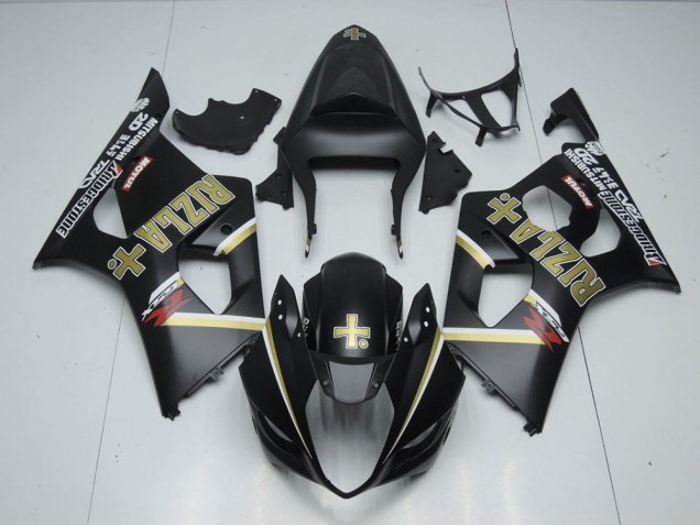 Cheap 2003-2004 Matte Black Rizla Suzuki GSXR 1000 Motorbike Fairing Cheap 2003-2004 Matte Black Rizla Suzuki GSXR 1000 Motorbike Fairing