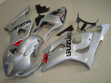 Cheap 2003-2004 Silver Suzuki GSXR 1000 Bike Fairing Kit