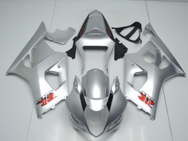 Cheap 2003-2004 Silver OEM Style Suzuki GSXR 1000 Motorbike Fairing Kits