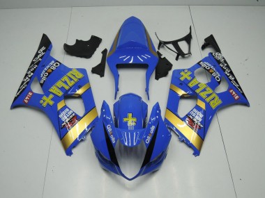Cheap 2003-2004 Blue Rizla Suzuki GSXR 1000 Motorcycle Fairings Kits