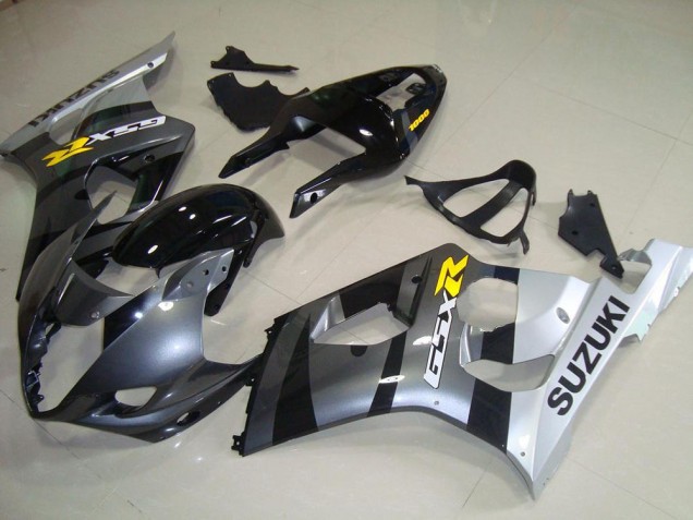 Cheap 2003-2004 Grey Silver Suzuki GSXR 1000 Motorcycle Fairings Kit Cheap 2003-2004 Grey Silver Suzuki GSXR 1000 Motorcycle Fairings Kit