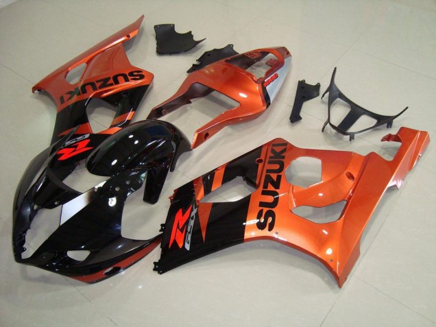 Cheap 2003-2004 Orange and Black Suzuki GSXR 1000 Motorcycle Fairings