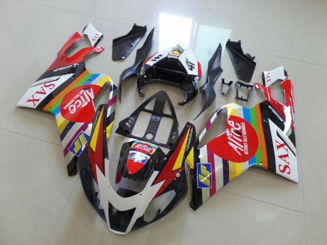 Cheap 2003-2006 Colorfull Sax Aprilia RSV1000 Replacement Motorcycle Fairings Cheap 2003-2006 Colorfull Sax Aprilia RSV1000 Replacement Motorcycle Fairings
