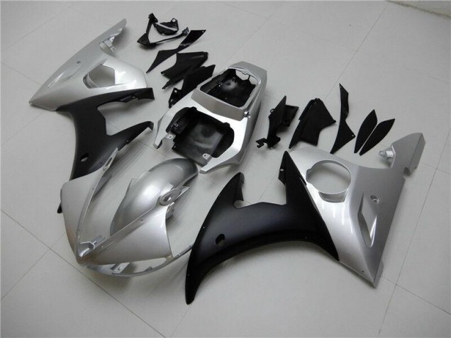 Cheap 2003-2005 Silver Black Yamaha YZF R6 Motorcylce Fairings Cheap 2003-2005 Silver Black Yamaha YZF R6 Motorcylce Fairings