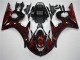 Cheap 2003-2005 Black Red Flame Yamaha YZF R6 Motorcycle Fairing Cheap 2003-2005 Black Red Flame Yamaha YZF R6 Motorcycle Fairing