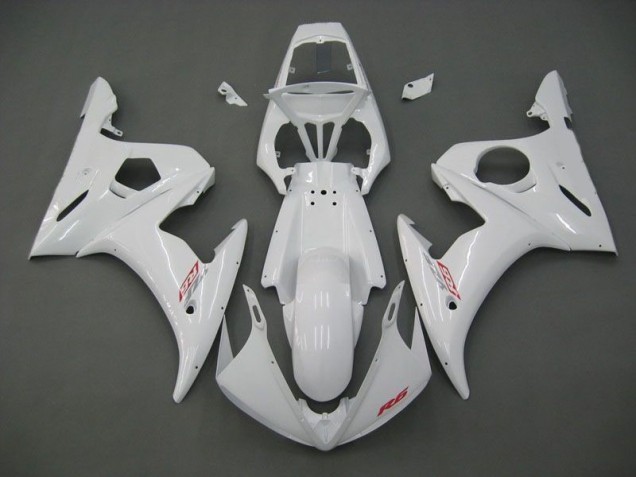 Cheap 2003-2005 White Yamaha YZF R6 Motorbike Fairings Cheap 2003-2005 White Yamaha YZF R6 Motorbike Fairings