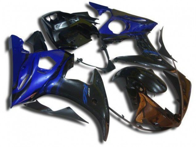 Cheap 2003-2005 Blue Flame Yamaha YZF R6 Bike Fairing Cheap 2003-2005 Blue Flame Yamaha YZF R6 Bike Fairing