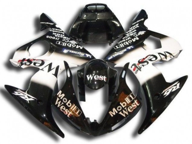 Cheap 2003-2005 Black Mobil West Yamaha YZF R6 Motorbike Fairing Cheap 2003-2005 Black Mobil West Yamaha YZF R6 Motorbike Fairing