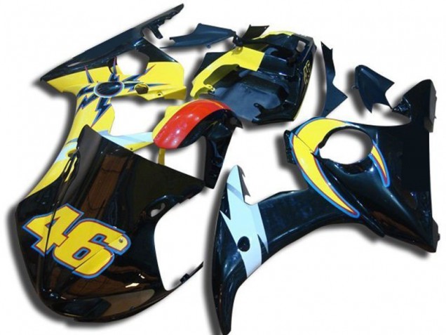 Cheap 2003-2005 Number 46 Yamaha YZF R6 Bike Fairing Kit Cheap 2003-2005 Number 46 Yamaha YZF R6 Bike Fairing Kit