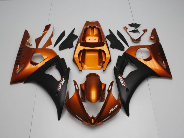 Cheap 2003-2005 Brown and Matte Black Yamaha YZF R6 Bike Fairings Cheap 2003-2005 Brown and Matte Black Yamaha YZF R6 Bike Fairings