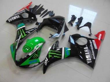 Cheap 2003-2005 Green Monster Yamaha YZF R6 Replacement Motorcycle Fairings