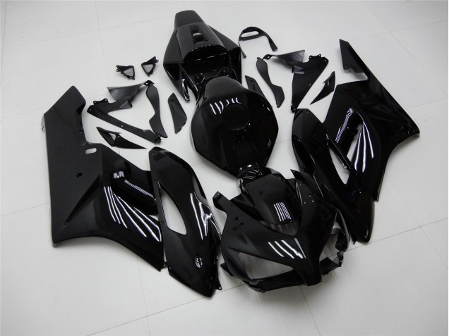 Cheap 2004-2005 Glossy Black Honda CBR1000RR Replacement Motorcycle Fairings